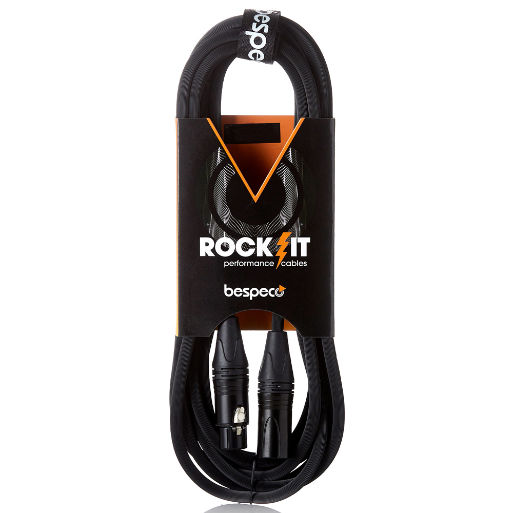Кабель XLR-XLR 3 M Bespeco Rock-It RKMB300R