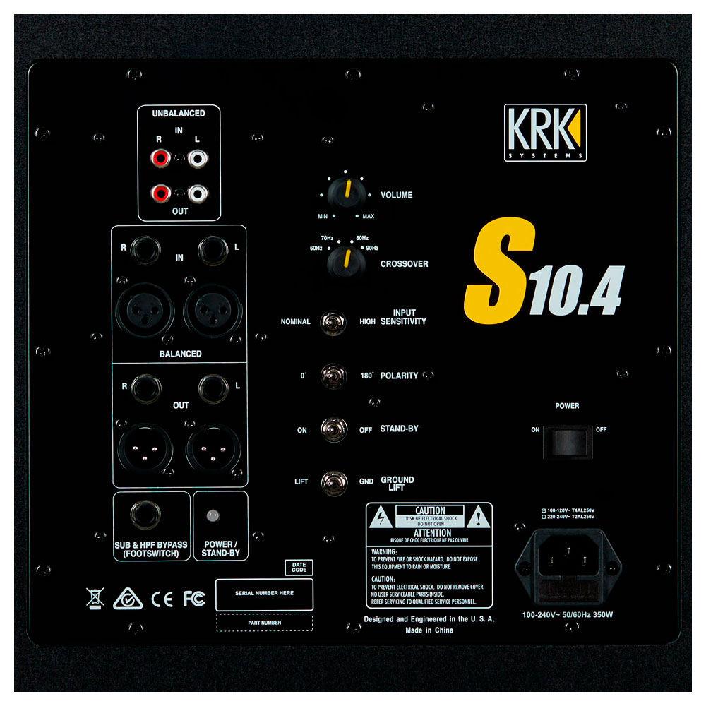 Студийный сабвуфер KRK S10.4 – купить в рассрочку без переплат, с гарантией  и доставкой по Казахстану | Первый музыкальный - интернет магазин