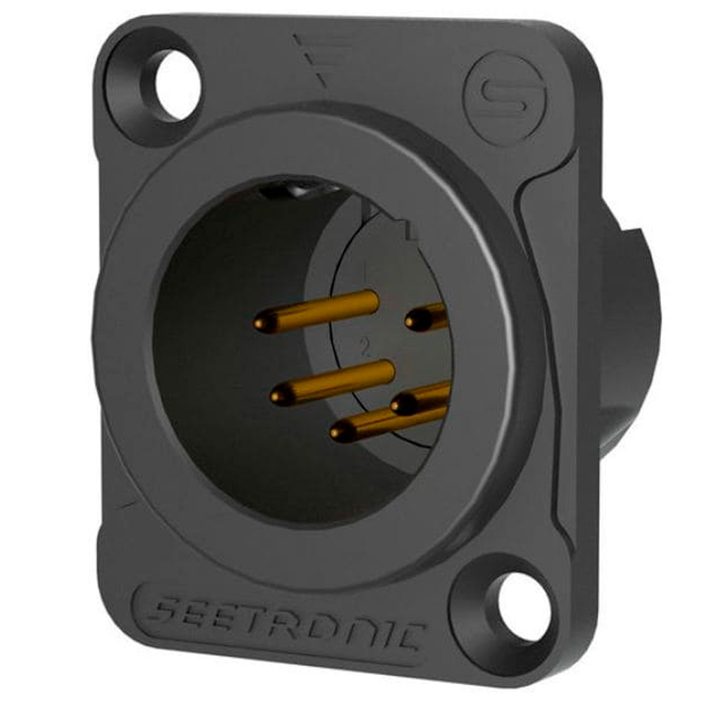 Инсталляционный разъем XLR Seetronic MJ5F2C-BG