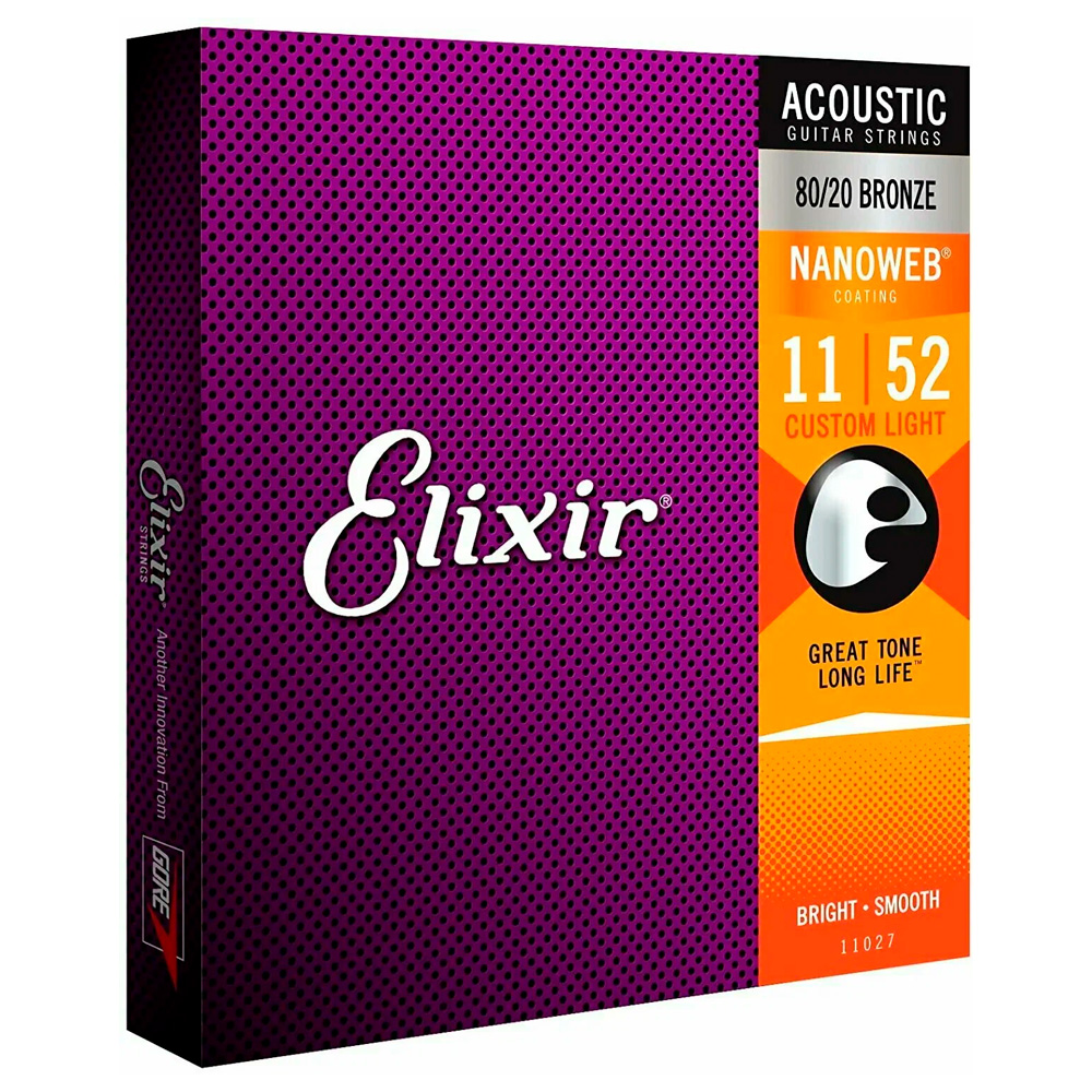 Струны для акустической гитары Elixir 11027 11-52